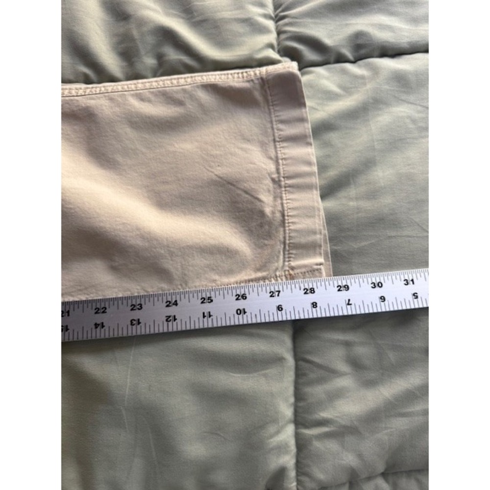 LL Bean Cargo Pants Womens 16 Tan Favorite Fit Stretch Utility Fly Fishing Print - Picture 16 of 16